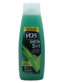 VO5 Men 15 fl oz  3 in 1 Shampoo, Conditioner, Body Wash - Fresh Energy