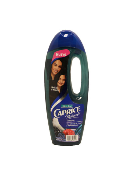 Caprice Shampoo Brillo y Aroma Con Extracto de Frutos y Agua de Coco 800 ml