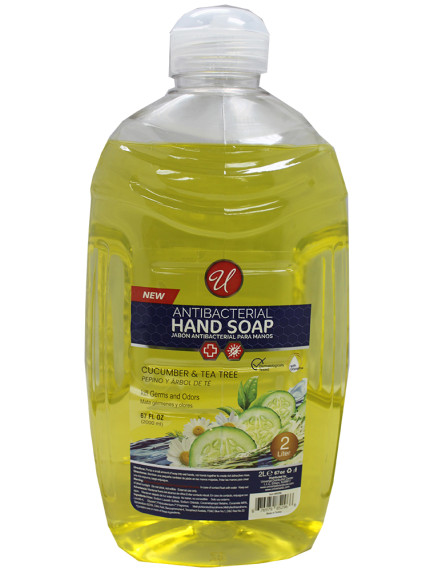 Universal Antibacterial Hand Soap 2 Liter Refill - Cucumber & Tea Tree