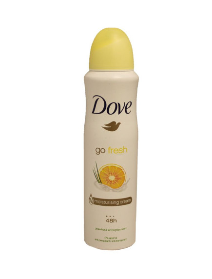 Dove 150 ml Anti-Perspirant Spray - Go Fresh Grapefruit & Lemongrass Scent