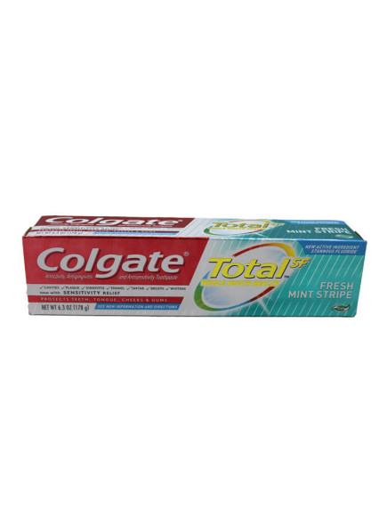 Colgate Total 6.3 oz Toothpaste - Fresh Mint Stripe Gel 