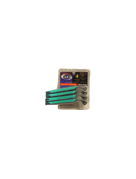 Mens Disposable Razors 4pc Triple Blade
