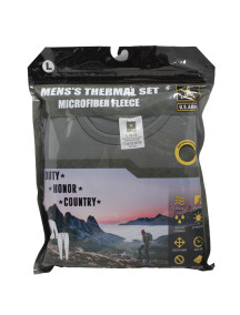 Men Thermal Set Microfiber Fleece Assorted Colors - Size L Men Thermal Set Microfiber Fleece Assorted Colors - Size L
