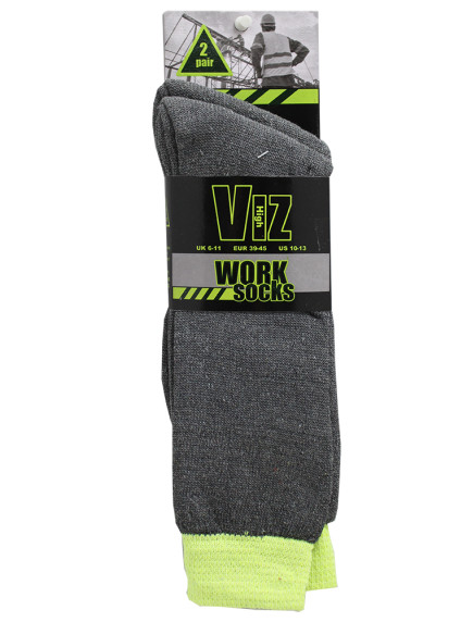 Work Socks 2 pk Size 10-13