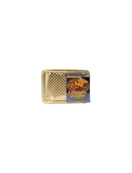 Disposable Grill Topper 15 in x 10 3/8 in x 3/4 in 