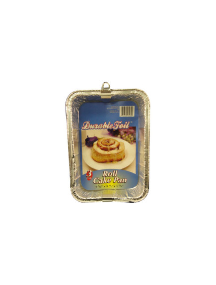 Roll Cake Pan 3 pk 7 7/8" x 5 1/2" x 1 1/8"