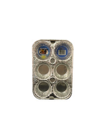 Muffin Pan 6 cup 2 pk 10" x 6 1/2" x 1 1/4"