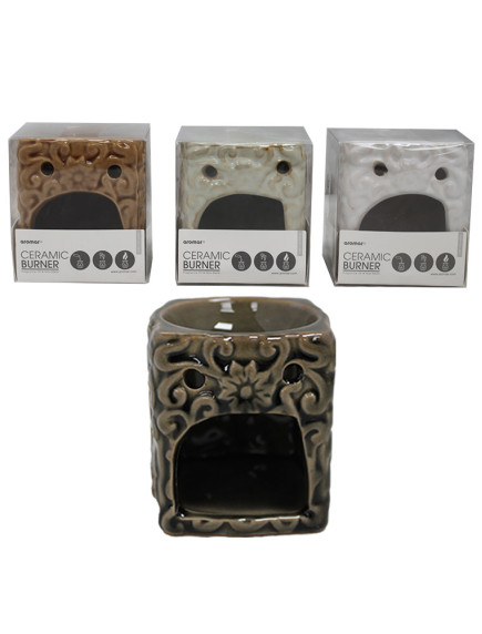 Ceramic Burner for Fragrance Oil & Wax Melts - Assorted Designs Ceramic Burner for Fragrance Oil & Wax Melts - Assorted Designs