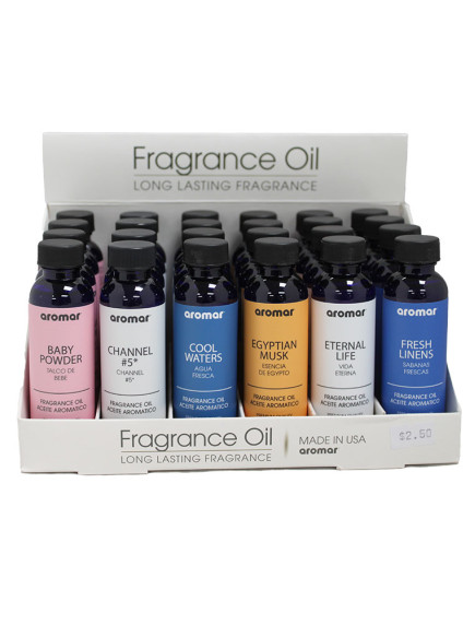 Fragrance Oil 2 fl oz 24 ct Display A - Assorted Scents Fragrance Oil 2 fl oz 24 ct Display A - Assorted Scents