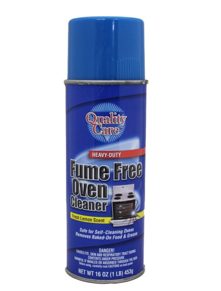 Quality Care Fume Free Oven Cleaner 16 oz Heavy Duty - Fresh Lemon Scent