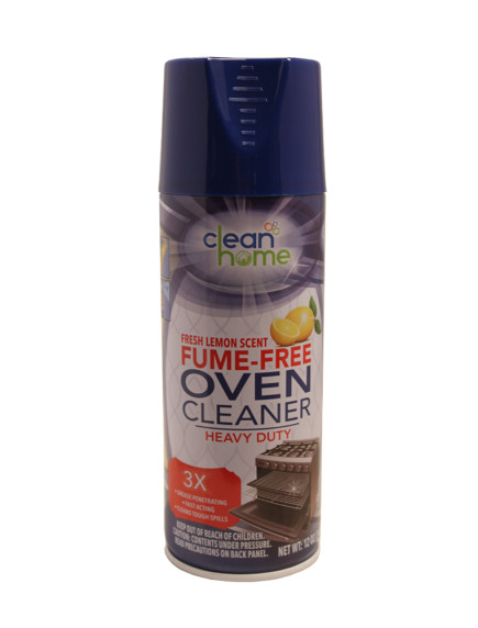 Clean Home Fume-Free Oven Cleaner Heavy Duty 12 oz - Fresh Lemon Scent 