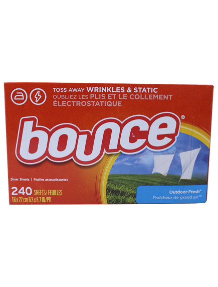 Bounce Dryer Sheets 240 ct - Outdoor Fresh