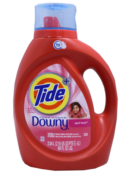 Tide 69 fl oz Liquid Laundry Detergent with Touch of Downy - April Fresh Tide 69 fl oz Liquid Laundry Detergent with Touch of Downy - April Fresh