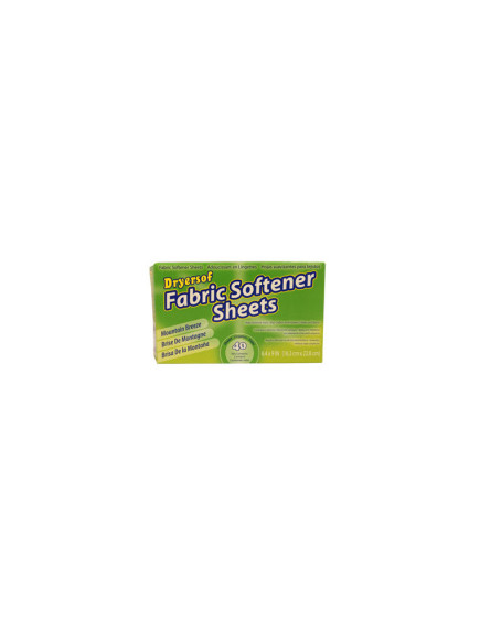 Fabric Softener Sheets 40 ct Mountain Breeze 