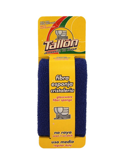 Tallon Multipurpose Glassware Fiber Sponge - Assorted Colors Tallon Multipurpose Glassware Fiber Sponge - Assorted Colors