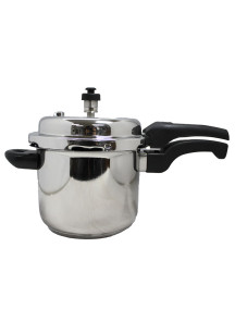 Healthy Choices Aluminum Pressure Cooker 5.3 Quart (5 Liter)