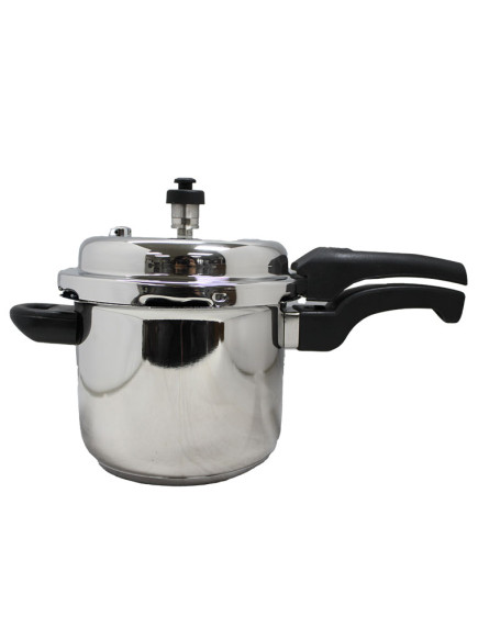 Healthy Choices Aluminum Pressure Cooker 5.3 Quart (5 Liter)