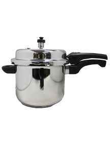 Healthy Choices Stainless Steel Pressure Cooker 5.3 Quart (5 Liter)