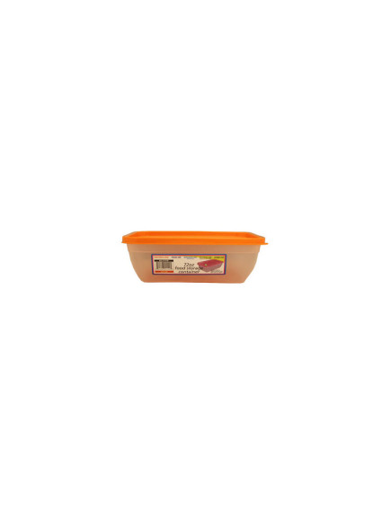 Plastic Food Storage Container Rectangular 72 oz 