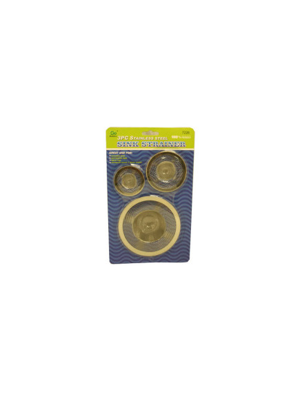 Stainless Steel Sink Strainer 3 pc Stainless Steel Sink Strainer 3 pc