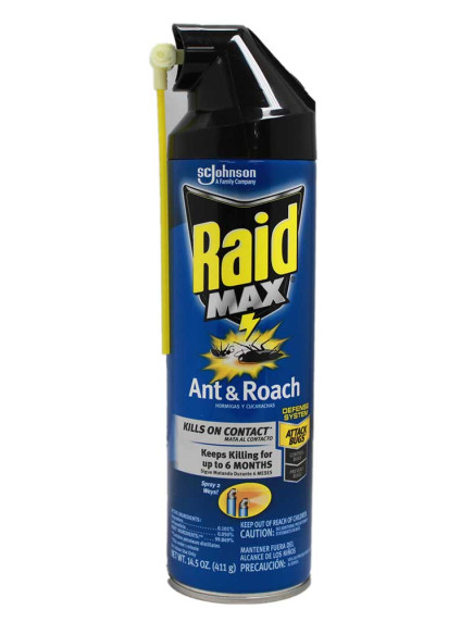 Raid Max Ant & Roach 14.5 oz Spray Raid Max Ant & Roach 14.5 oz Spray