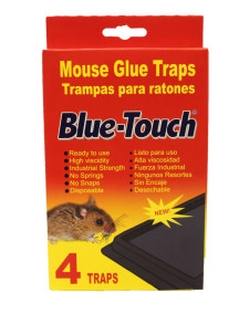 Blue Touch Mouse Glue Trap 4 pk