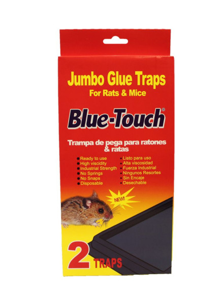 Blue Touch Jumbo Glue Traps For Rats & Mice 2 ct