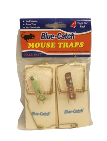 Blue Catch Wood Mouse Traps 4 pk 