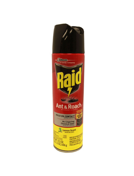 Raid Ant & Roach 17.5 oz Spray - Lemon Scent