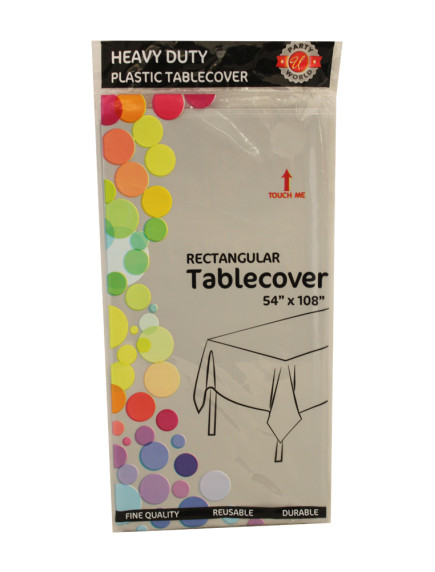 Table Cover Rectangular 54 in x 108 in - Grey