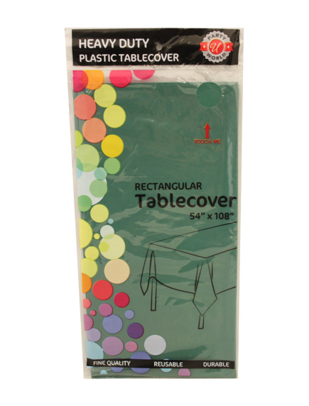 Table Cover Rectangular 54 in x 108 in - Hunter Green 