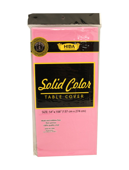 Table Cover Rectangular 54 in x 108 in - Pink