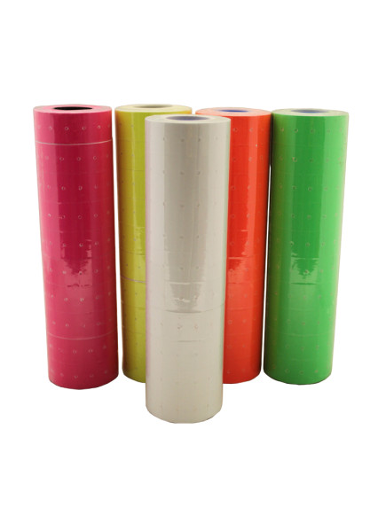 Price Sticker Roll - 8,000 labels/8 Rolls - Assorted Colors