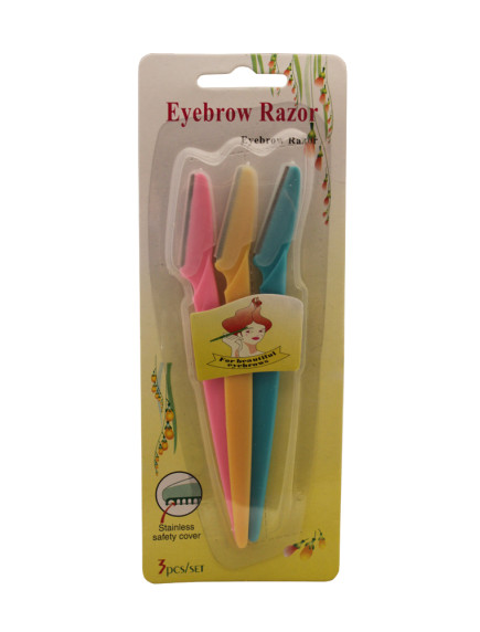 Eyebrow Razor 3 pk
