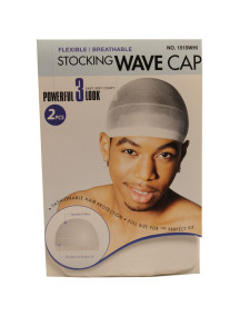 Stocking Wave Cap - White Color