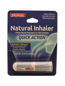 Natural Inhaler Quick Action 0.0176 oz - Nasal Decongestant Natural Inhaler Quick Action 0.0176 oz - Nasal Decongestant