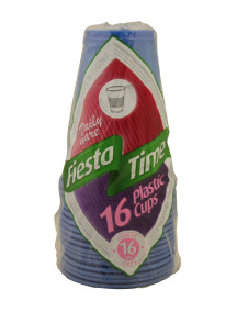Plastic Cups 16 oz/16 ct - Blue Plastic Cups 16 oz/16 ct - Blue