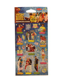 High School Musical 2 Personalized Stickers 2 Sheets