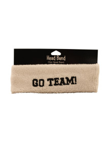 Go Team Headband - White Color