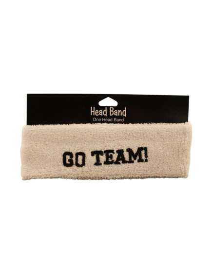 Go Team Headband - White Color