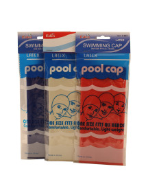Latex Pool Caps One Size Fits All - Assorted Colors