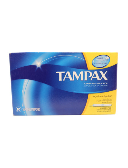 Tampax 10 ct Tampons Unscented - Regular 