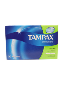Tampax 10 ct Tampons Unscented - Super Tampax 10 ct Tampons Unscented - Super