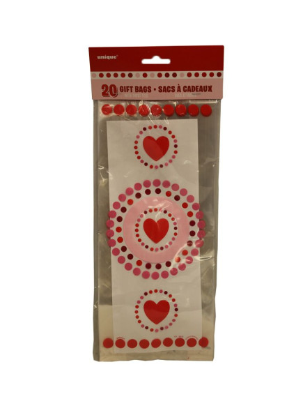 Unique Gift Bags with Twist Ties 20 ct 