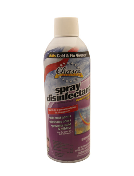 Chase's Disinfectant Spray 6 oz - Country Rain 
