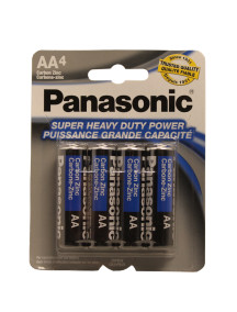 Panasonic AA Batteries 4 pk