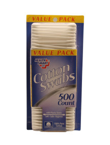 Health Smart Cotton Swabs 500 ct