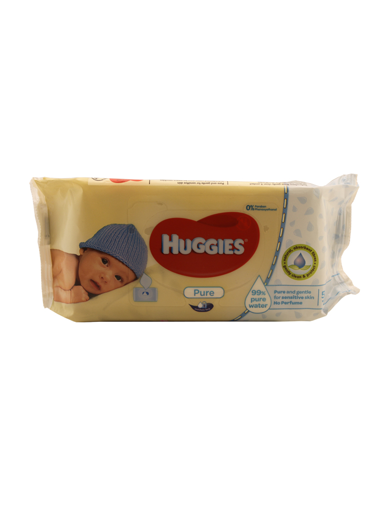 Huggies Baby Wipes 56 ct Pure