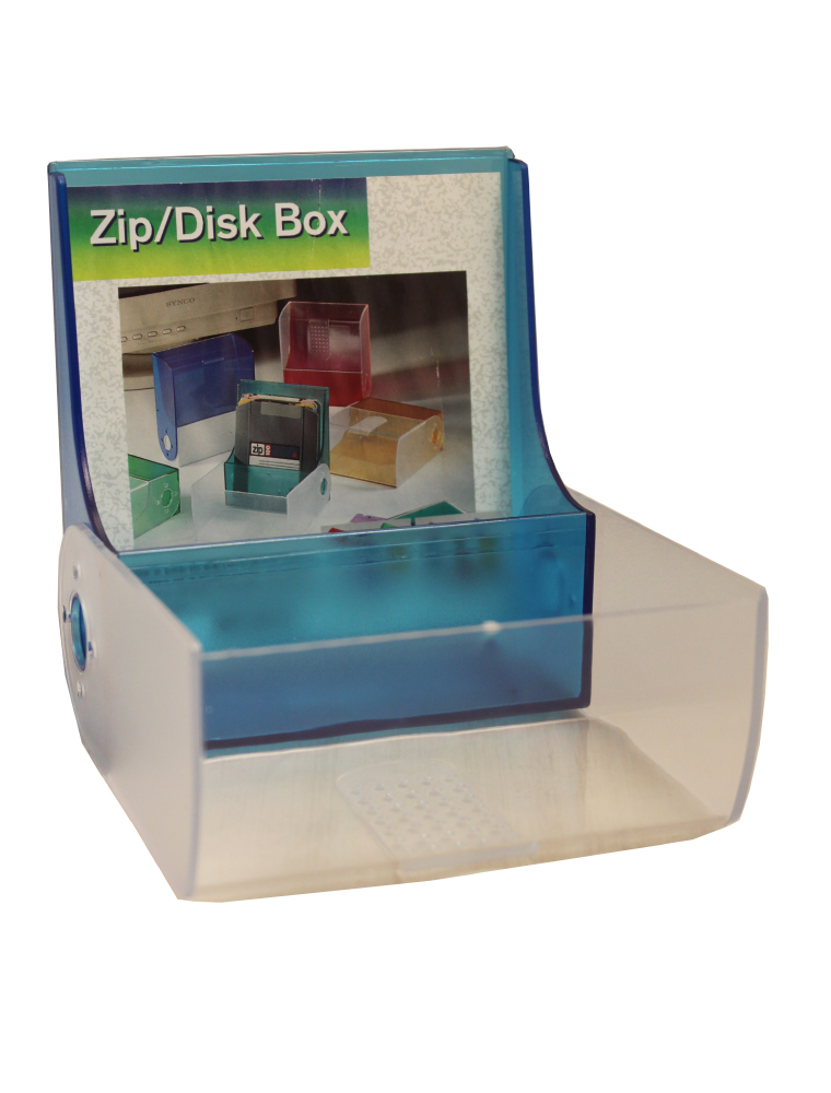 Zip/Disk Box Assorted Colors