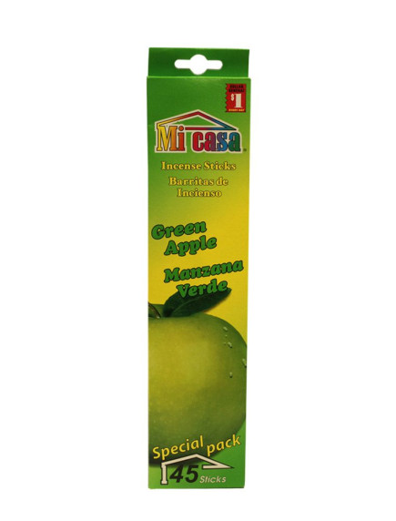 Mi Casa Incense Sticks 45 ct  - Green Apple 